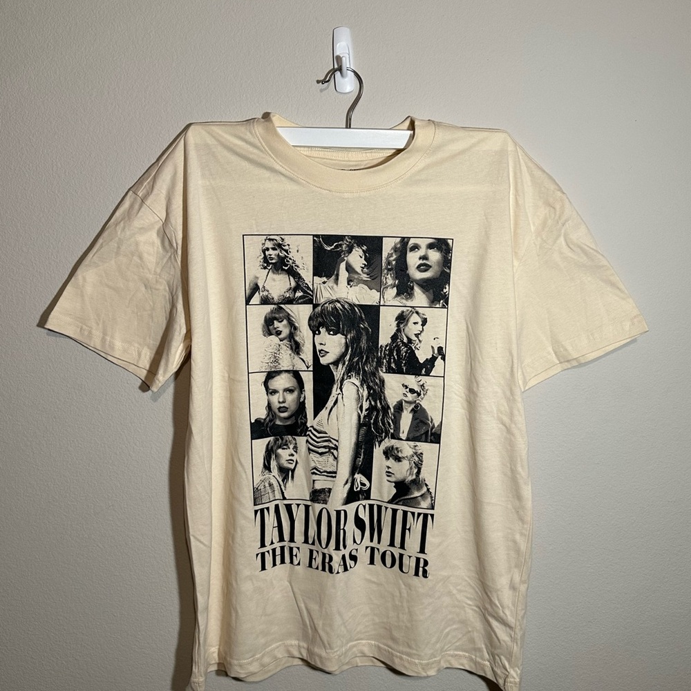 Taylor Swift Eras Tour Beige Shirt Medium